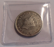 Load image into Gallery viewer, KING GEORGE VI FIJI SHILLING 1942 .900 SILVER EF+ SHILLING COIN &amp; CLEAR FLIP
