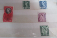 Load image into Gallery viewer, George VI &amp; Queen Elizabeth II Postage Revenue MNH 19 Predecimal Stamp Set
