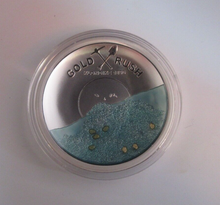 Load image into Gallery viewer, 2021 Gold Rush 1896 Silver Proof 50g Solomon Islands $5 Dollars Coin Box &amp; COA
