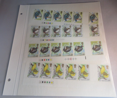 1980 CENTENARY OF WILD BIRD PROTECTION ACT 24 STAMPS MNH WITH ALBUM SHEET