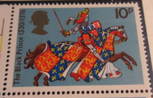 Load image into Gallery viewer, 1974 MEDIEVAL WARRIORS PAIRS TOTAL 8 STAMPS MNH WITH ALBUM SHEET
