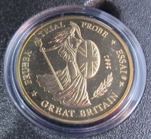 Load image into Gallery viewer, 2002 EURO GREAT BRITAIN TRIAL EIGHT COIN SET
