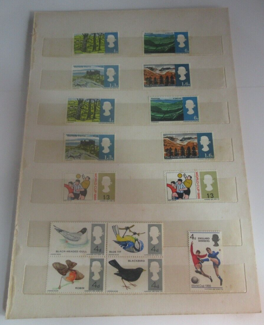 1960 - 1970 George VI & Queen Elizabeth II High Value MNH Pre-decimal Stamp Set