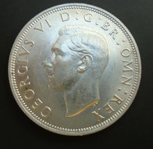 Load image into Gallery viewer, 1942 KING GEORGE VI BARE HEAD 1 SILVER HALF CROWN ref SPINK 4080 A3
