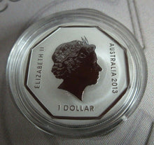 Load image into Gallery viewer, 2013 Kangaroo Road Sign Silver Reverse Frosted Australian 1oz $1 Coin &amp; COA
