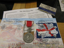 Load image into Gallery viewer, British War Medal Covers from 1700 - 2000 PMC  Benham with Information sheet ML
