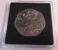 Load image into Gallery viewer, 1994 D-DAY LANDINGS EF-UNC FIFTY PENCE 50P COIN WITH CAPSULE BOX &amp; COA
