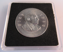 Load image into Gallery viewer, 1966 IRELAND EASTER RISING PATRICK PEARCE 10 SHILLINGS SILVER BUNC COIN BOX COA
