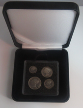 Load image into Gallery viewer, 1849 Maundy Money Queen Victoria 1d - 4d 4 UK Coin Set In Quadrum Box EF - Unc
