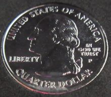 Load image into Gallery viewer, 2008 UNITED STATES MINT STATE QUARTER DOLLAR ARIZONA 1912 PLATINUM PLATED
