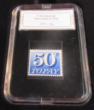 Load image into Gallery viewer, 1968-1983 THE FIRST DECIMAL COINS &amp; ROYAL MAIL TO PAY COMMEMORATIVES BOX &amp; COA
