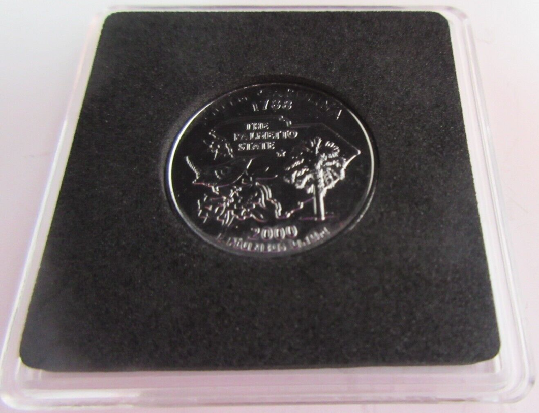 2000 UNITED STATES MINT STATE QUARTER DOLLAR SOUTH CAROLINA 1788 PLATINUM PLATED