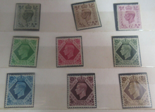 Load image into Gallery viewer, King George VI 1935 - 1937 15 Mint Never Hinged Pre-Decimal Stamps
