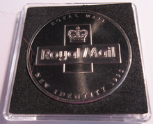 Load image into Gallery viewer, 1990 ROYAL MAIL NEW IDENTITY MEDALLION WITH QUADRANT CAPSULE
