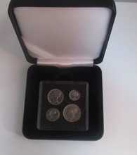 Load image into Gallery viewer, 1843 Maundy Money Queen Victoria 1d - 4d 4 UK Coin Set In Quadrum Box EF - Unc
