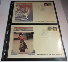 Load image into Gallery viewer, QUEEN ELIZABETH II HAPPY &amp; GLORIOUS 40th ANNIVER 4 FIRST DAY COVERS - MALDIVES
