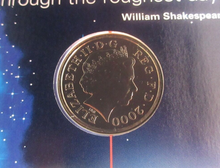 Load image into Gallery viewer, Millennium Moment BUnc UK Royal Mint 2000 £5 Coin PNC In Original Holder
