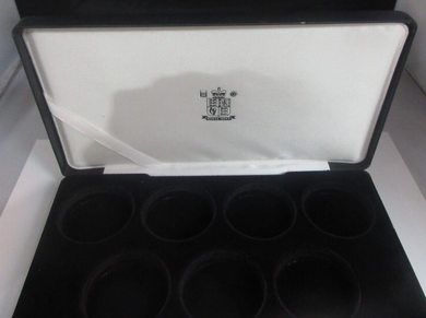 Black Royal Mint Coin Box for 7 £5 or Crown Sized Coins / Capsules