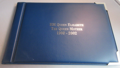 1902-2002 HM QUEEN ELIZABETH THE QUEEN MOTHER ALBUM COMPLETE WITH PHOTOGRAPHS