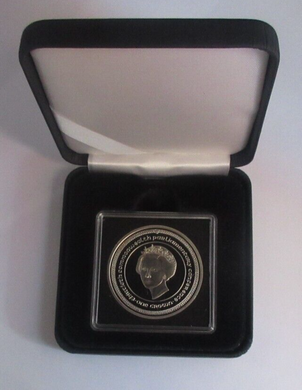 1984 Commonwealth Parliament Conference Proof-Like Isle of Man 1 Crown Coin &Box
