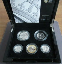 Load image into Gallery viewer, 2010 UK Silver Proof Piedfort 5 Coin Celebration Set Royal Mint Boxed&amp;COA
