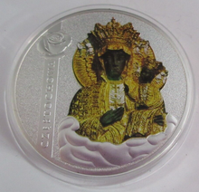 Load image into Gallery viewer, 2011 SHRINES OF EUROPE TOTUS TUUS OH MARIA SILVER PLATED PROOF MEDAL &amp; COA
