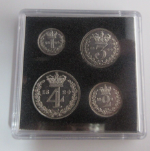 Load image into Gallery viewer, 1824 Maundy Money George IV 1d - 4d 4 UK Coin Set In Quadrum Box EF - Unc
