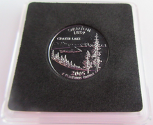 Load image into Gallery viewer, 2005 UNITED STATES MINT STATE QUARTER DOLLAR OREGON 1859 PLATINUM PLATED
