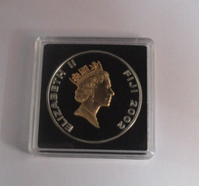 Load image into Gallery viewer, 2002 Westminster Choristers Golden Jubilee 1oz Silver Proof Fiji $10 Coin BoxCOA
