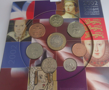 Load image into Gallery viewer, 2002 United Kingdom Coinage Year Set Brilliant Uncirculated Sealed Coin Pack
