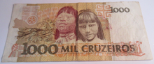 Load image into Gallery viewer, SOUTH AMERICA BANKNOTES BRASIL PERU VENEZUELA X 5 WITH NOTE HOLDER
