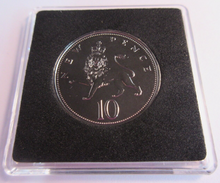 Load image into Gallery viewer, 1971 QUEEN ELIZABETH II PROOF TEN PENCE COIN WITH QUADRANT CAPSULE
