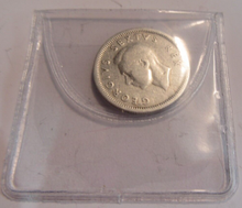 Load image into Gallery viewer, KING GEORGE VI 6d SIXPENCE 1950 .800 SILVER COIN F-VF IN PROTECTIVE CLEAR FLIP
