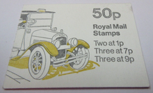 Load image into Gallery viewer, 50P STAMP BOOKLET ROYAL MAIL 1978 NEW OLD STOCK INCL 1P 7P &amp; 9P STAMPS MNH
