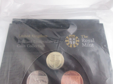 Load image into Gallery viewer, Royal Shield of Arms 2008 First Year UK Coinage Royal Mint BUnc 7 Coin Pack
