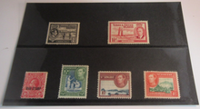 Load image into Gallery viewer, KING GEORGE VI TURKS &amp; CAICOS &amp; ST VINCENT STAMPS WITH STAMP HOLDER
