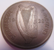 Load image into Gallery viewer, IRELAND EIRE ONE PENNY 1d 7 COIN COLLECTION IN POUCH

