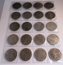 Load image into Gallery viewer, 1878-1921 US ONE DOLLAR 28 COIN SANFRANCICO FANTASY COMPLETE SET  CU-NI
