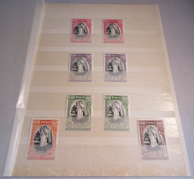 Load image into Gallery viewer, 1944 TOGA QUEEN SALOTE MNH MLH STAMPS X 8 IN STAMP HOLDER
