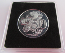 Load image into Gallery viewer, 1972 CAYMAN ISLANDS EMPEROR FISH SILVER PROOF 50 CENTS COIN BOXED
