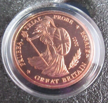Load image into Gallery viewer, 2002 EURO GREAT BRITAIN TRIAL EIGHT COIN SET
