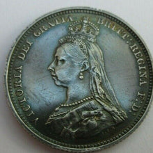 Load image into Gallery viewer, 1887 VICTORIA SHILLING JUBILEE BUST Spink 3926  Cc1
