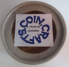 Load image into Gallery viewer, Half Penny Domed Keyrings Boxed UK Coin Crafts gifts for Birthdays &amp; Christmas
