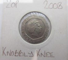 Load image into Gallery viewer, Knobbly Knee 20p Queen Elizabeth II 2008 UK Royal Mint Shield Coin Scarce
