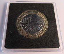 Load image into Gallery viewer, 2006 BRUNEL THE MAN £2 COIN AUNC PRESENTED IN QUAD CAPSULE &amp; COA
