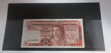 Load image into Gallery viewer, 1988 £1 Gibraltar Banknote Uncirculated Number 004 - 4th August in Display Card
