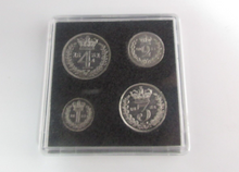 Load image into Gallery viewer, 1831 Maundy Money William IV 1d - 4d 4 UK Coin Set In Quadrum Box EF - Unc
