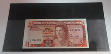 Load image into Gallery viewer, 1988 £1 Gibraltar Banknote Uncirculated Number 009 - 4th August in Display Card
