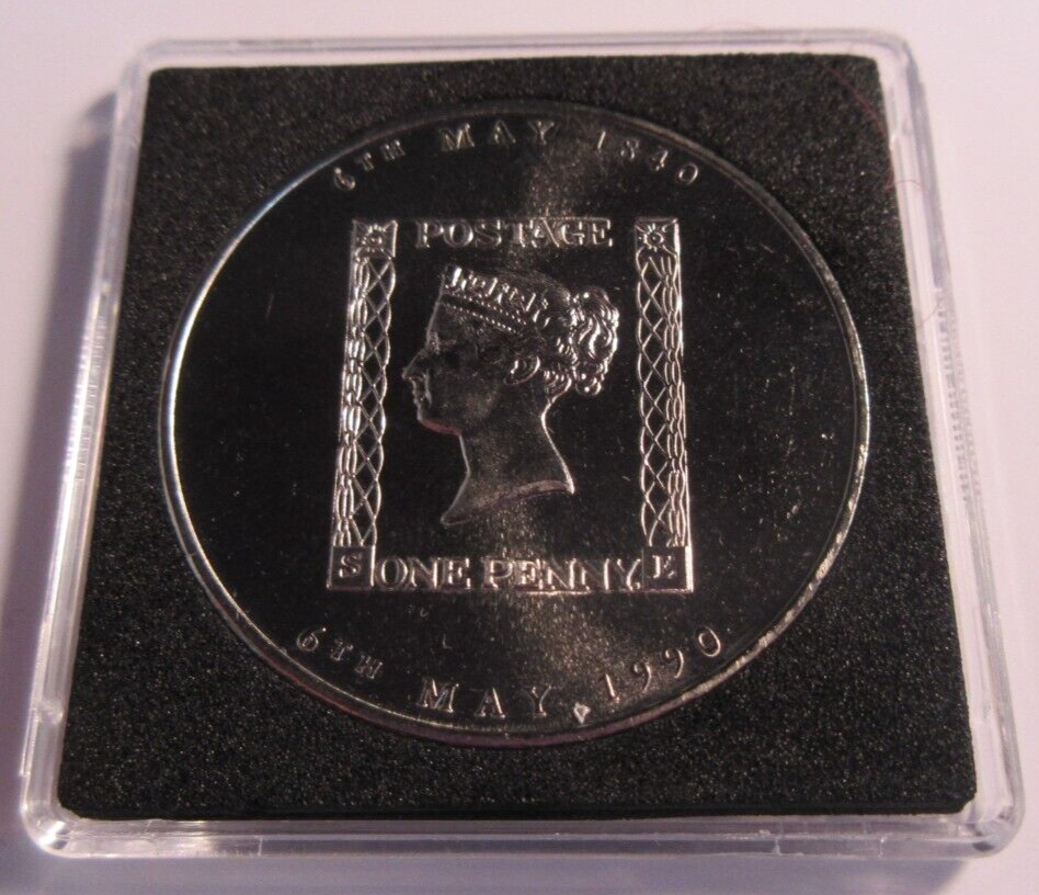 1990 ROYAL MAIL NEW IDENTITY MEDALLION WITH QUADRANT CAPSULE