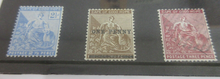 Load image into Gallery viewer, Cape of Good Hope South Africa 1893 1 Penny - 3 Pence 3 x Used Stamps
